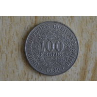 Западная Африка 100 франков 1989 с 1 руб