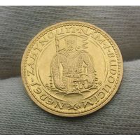 Чехословакия дукат 1923 святой Вацлав редкость