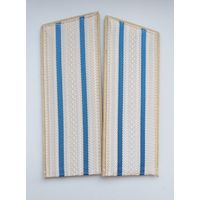 Погоны старшего офицерск.состава на белую тужурку авиации ВМФ СССР обр.1973г.