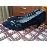 Туфли женские, р-р 37 (240), нубук