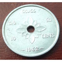 Лаос. 10 центов 1952
