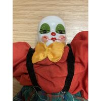 Кукла клоун, винтаж.