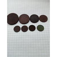 Сборный лот монет. 1924-1927 гг