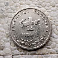 1 куна 2009 года Хорватия. Республика Хорватия.