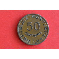 Кабо-Верде 50 сентаво 1968 с 1 руб