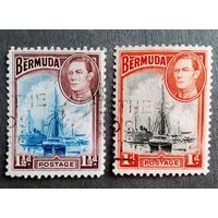 Марки Бермуды 1938 год