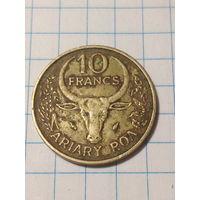 10 франков Мадагаскар 1983 год