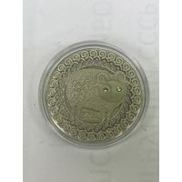 Монета серебряная 20 рублей Овен Знаки зодиака Беларусь