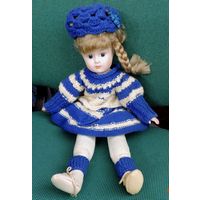Кукла фарфоровая 70-е годы Германия. Высота 42 см.