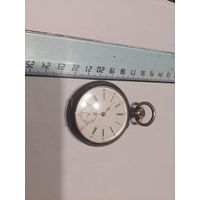 Часы карманные крышка серебро 800