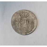 Герцогство Варшавское. 5 Грошей 1811. I.B. Не частая и отличная!!! Перечекан