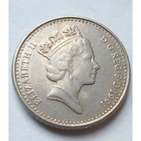 Великобритания 5 пенсов 1991 г