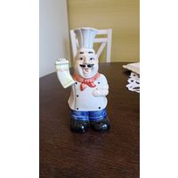 Статуэтка салфетница фарфор ГДР, весёлый повар