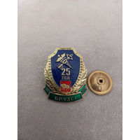 Знак 25 лет таможенный пост "Брузги"