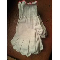 Десять Пар Перчаток Рабочих - Вязаные - Одним Лотом.