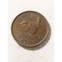 Великобритания 1 фартинг 1950