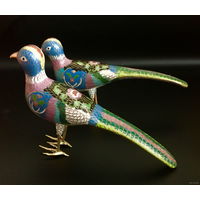 ФАЗАНЫ.. перегородчатые Эмали.. Редкость!