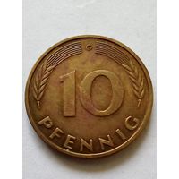 10 пфеннигов 1982 G