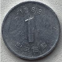 Южная Корея 1 вона 1983 г.