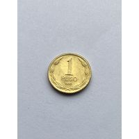 1 песо 1990 г., Чили