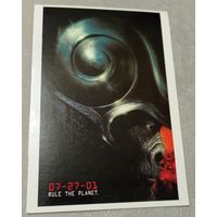 Посткроссинг. Открытка из Испании: "Планета обезьян"  (10х15). Прошла почту. Художественные марки EuropaCept, чёткий штемпель.