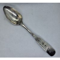 Ложка чайная, серебро 84 пр., 1869 г, 26,5 гр.