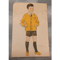 Выкройка костюма для мальчика. Раритет. 50-60 г.г.