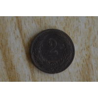 Венгрия 2 филлера 1894