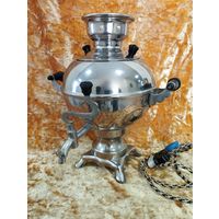 Самовар Шар, объём 3 л. (НЕ течёт, РАБочий). СССР