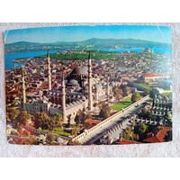 Турция, Стамбул. Вид с воздуха на мечеть Сулеймание