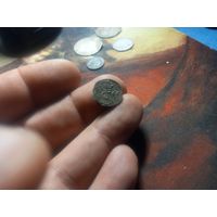 Двойной денарий 1566 г. ВКЛ Сигизмунд Август