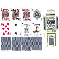 Карты игральные (стандарт), номерные (#92), клубные, 54 шт.