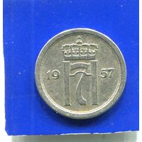 Норвегия 10 эре 1957