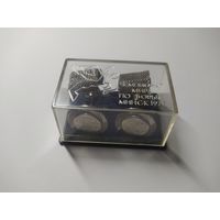 Запонки из СССР "Чемпионат мира по борьбе Минск 1975 (FILA)"