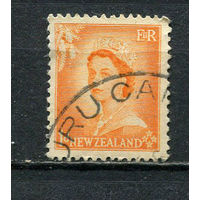 Новая Зеландия - 1953/1954 - Королева Елизавета II 1Р - [Mi.333] - 1 марка. Гашеная.  (LOT Gv30)-T3P31