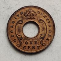 Британская Восточная Африка 1 цент  1952 г.