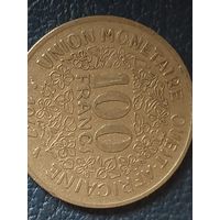 100 франков западная африка 1967