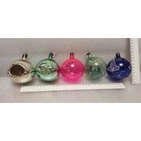 Ёлочные игрушки. Шары со светонакопительными узорами. 24-2
