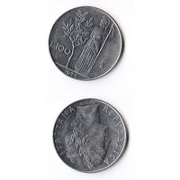100 лир Италия 1973 года