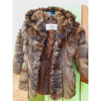 Шубка с капюшоном из соболя (фабричная Греция)