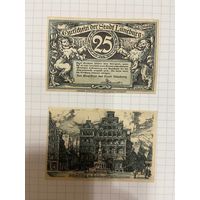 Нотгельд 25 пфеннигов Германия Люнебург-0301