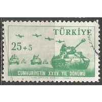 Турция. 35 лет Республики. 1958г. Mi#1614.