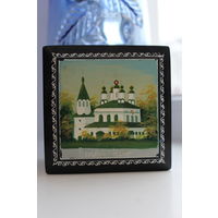 Красивая шкатулочка расписная "Великий Устюг"