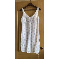 Винтажная комбинация СССР нежный цветочек НОВАЯ