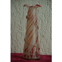 Ваза цветное стекло   26 см  ( целая )