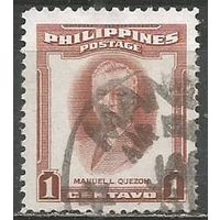 Филиппины. Мануэль Кесон. Президент. 1953г. Mi#547.