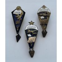 НАГРУДНЫЕ ЗНАКИ ОТЛИЧИЯ ДЛЯ ПАРАШЮТИСТОВ (Т. М)!!! ТОРГИ С РУБЛЯ БЕЗ МЦ!!!