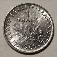 Франция 1 франк, 1969 (14-10-12)