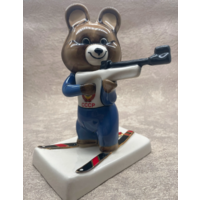 Статуэтка Олимпийский Мишка Биатлонист Вербилки