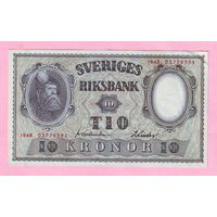 Швеция. 10 крон 1948 год